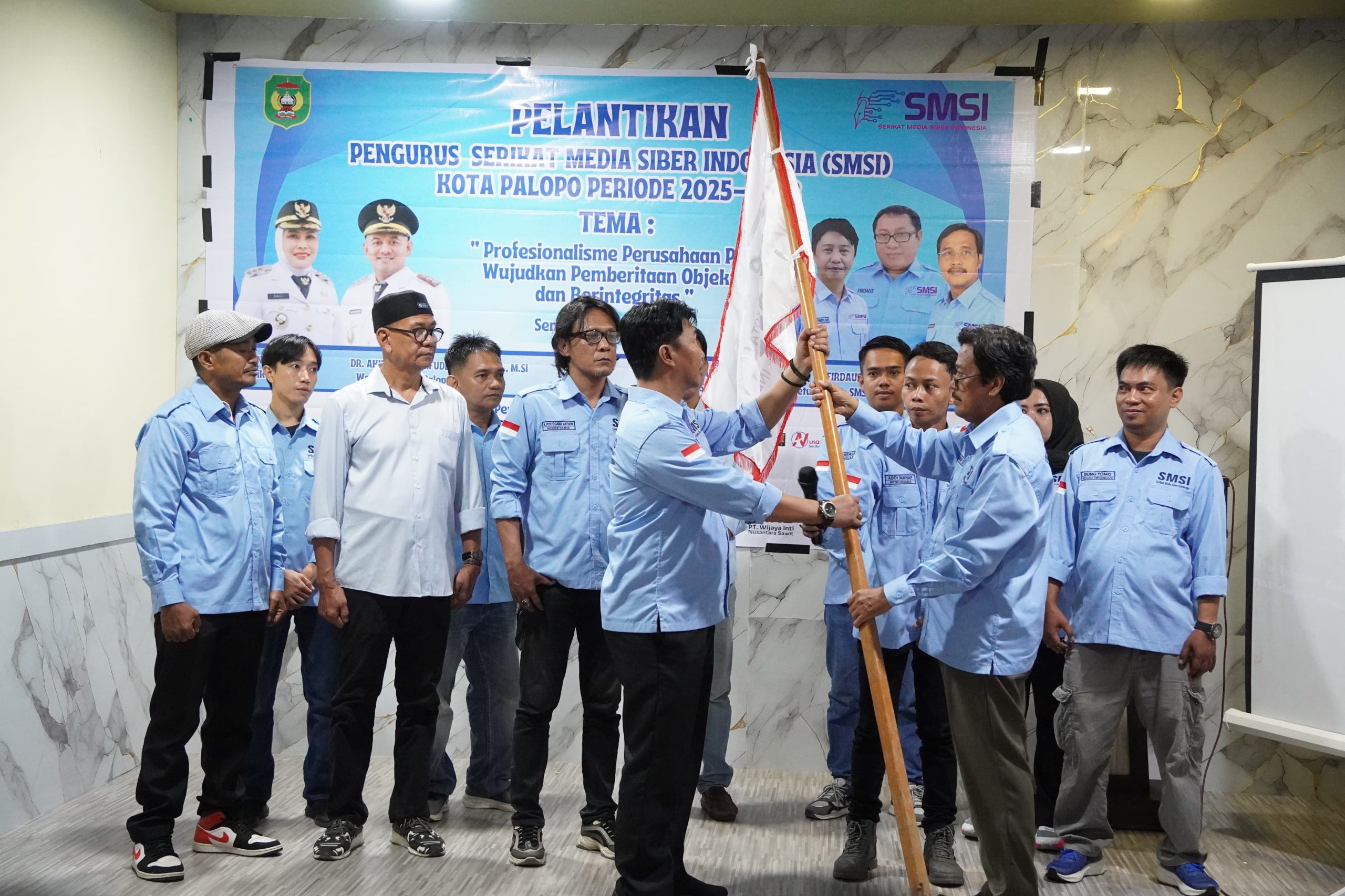 Ketua SMSI Sulsel Resmi Lantik